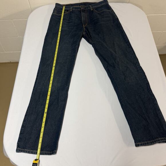 Levi's 550 Jeans Mens 34x34 Blue Relaxed Fit Dark Wash Denim - Picture 14 of 16